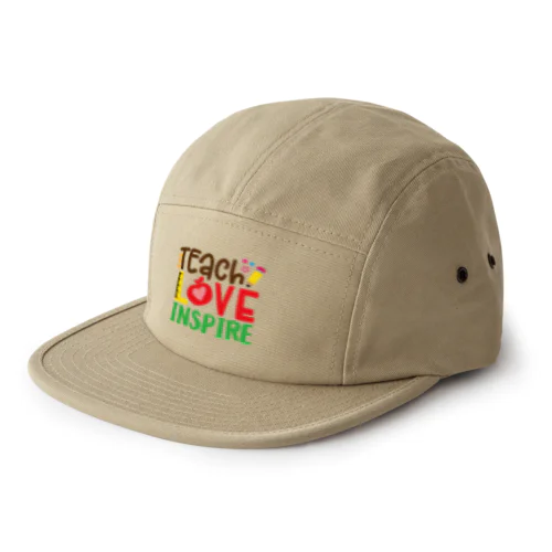 Teach love inspire 5 Panel Cap