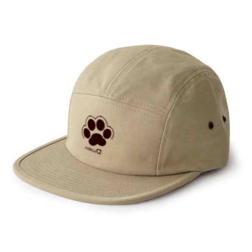 肉球をモチーフにしたオリジナルブランド「nikuQ」（犬タイプ）です 5 Panel Cap