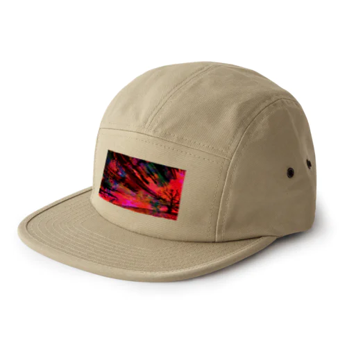 サイケデリックな紅葉 5 Panel Cap