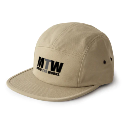 moto the works. BlackColor. 5 Panel Cap