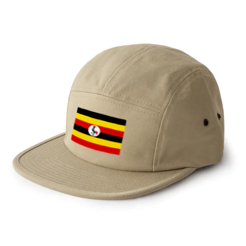 ウガンダの国旗 5 Panel Cap