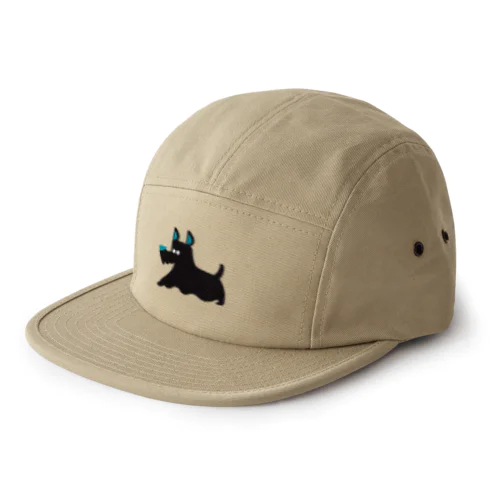 くろいいぬ 5 Panel Cap