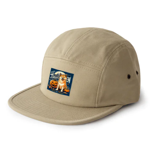 DOG x HALLOWEEN 03🟦(濃色用) 5 Panel Cap