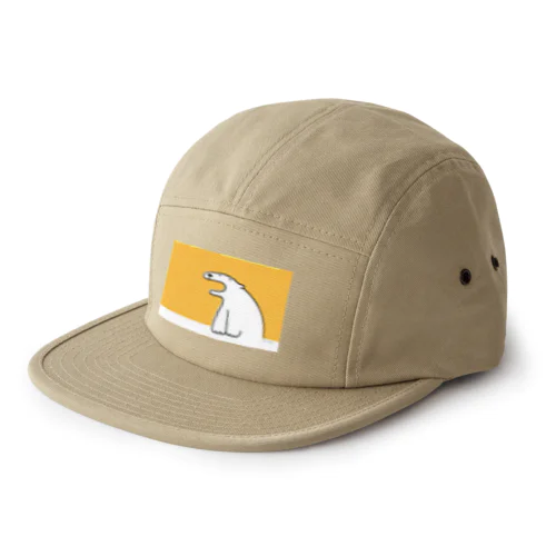 しろくまさん（おれんじ） 5 Panel Cap