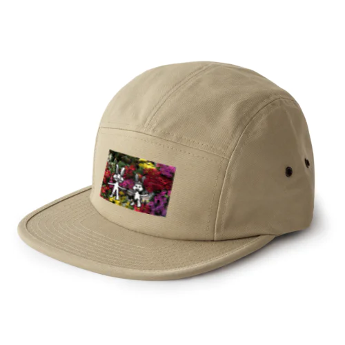 ウサ栗　秋のおデート 5 Panel Cap