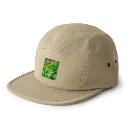 カムイに住むコロボックルの家路 5 Panel Cap