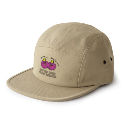 もふもふふたご 5 Panel Cap