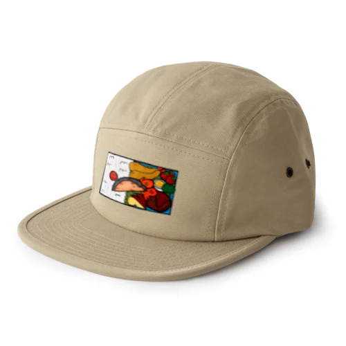 お弁当さん 5 Panel Cap