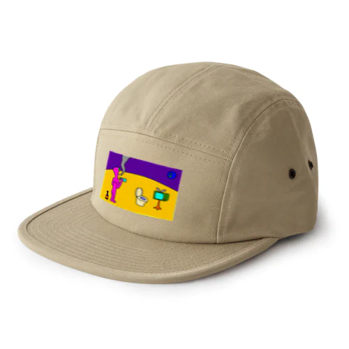 うちうじんからみたちきう 5 Panel Cap