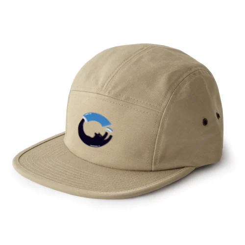 Cat from tube 5 Panel Cap