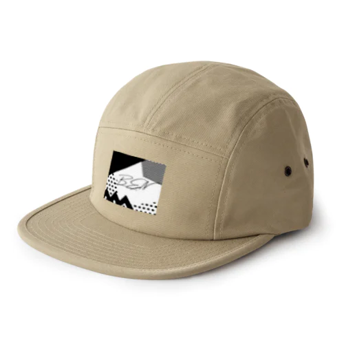 Bianco e nero 5 Panel Cap