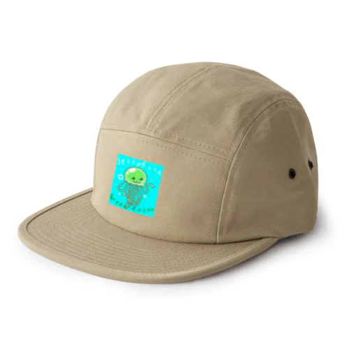 くさ色くらげ 5 Panel Cap