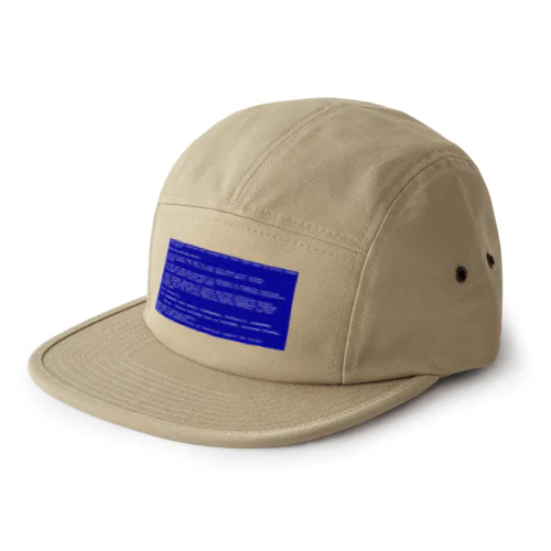 一番コワいヤツ　ブルースクリーン 5 Panel Cap