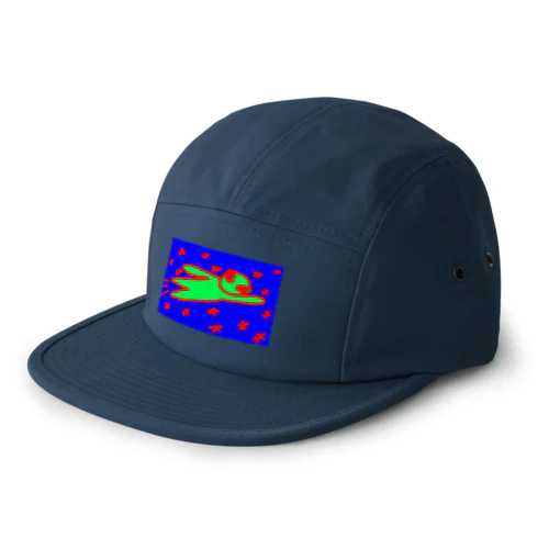 宇宙人、空を飛ぶ 5 Panel Cap