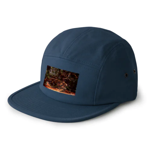 森林を駆ける炎馬 5 Panel Cap