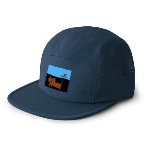 ネコ根っこ 5 Panel Cap