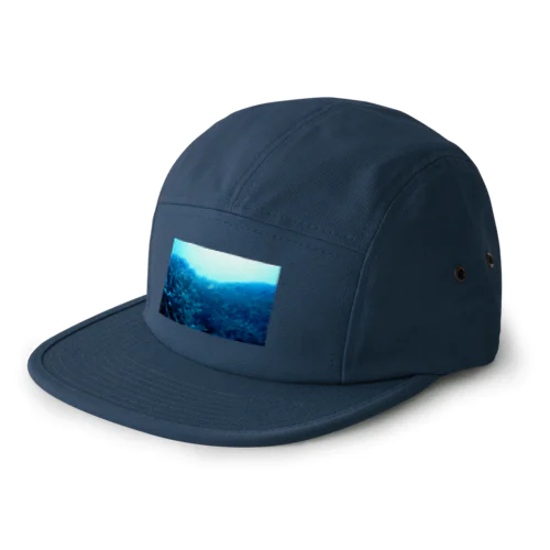 青い珊瑚礁 5 Panel Cap