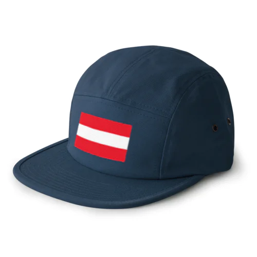 オーストリアの国旗 5 Panel Cap