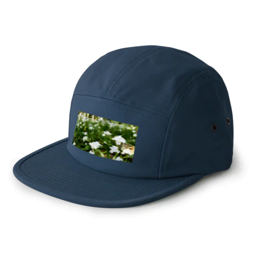 シャガの花畑 5 Panel Cap