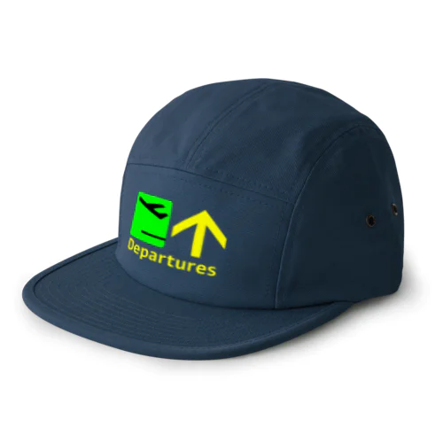 出発_ダークカラー 5 Panel Cap