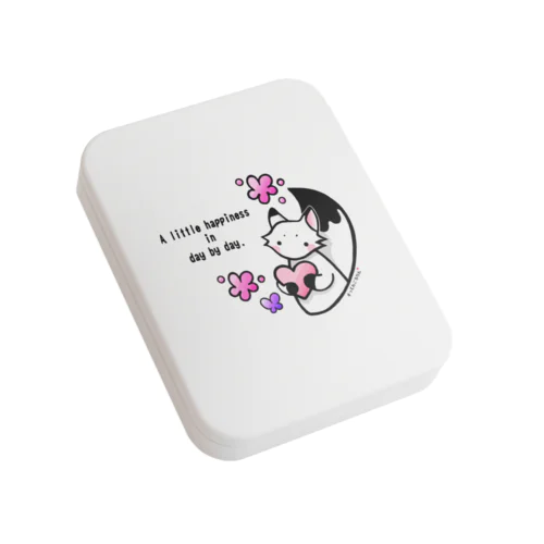 すってんころりん*キツネちゃん Flat Tin Case