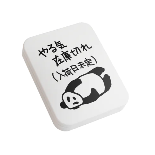 やる気 入荷日未定【パンダ】 Flat Tin Case