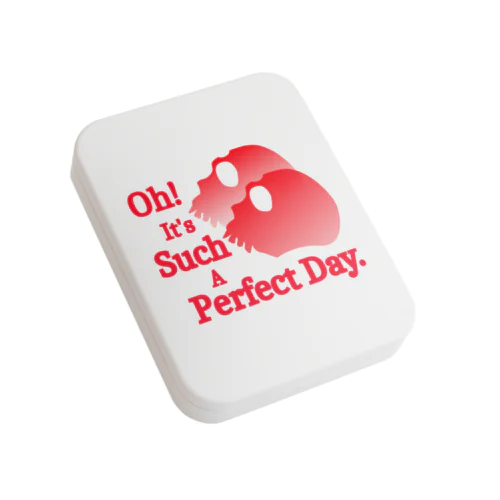 Oh! It's Such A Perfectday.（赤） Flat Tin Case