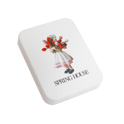 SPRING HOUSE Flat Tin Case