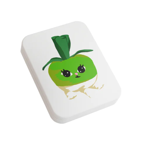 謎のカブ すずしろう Flat Tin Case