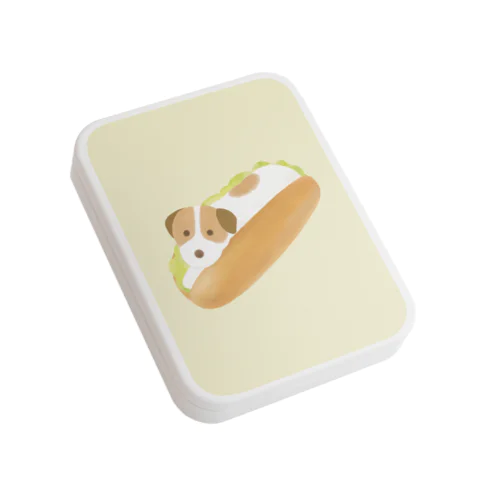 ホットドッグになる Flat Tin Case