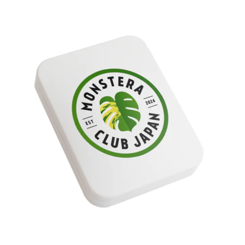 Monstera Club Japan ロゴグッズ Flat Tin Case