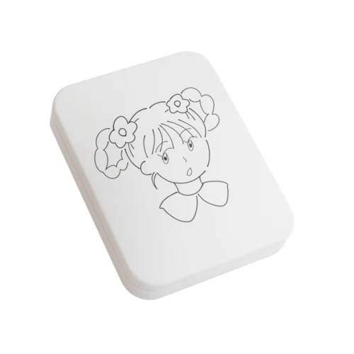 まるまるちゃん Flat Tin Case