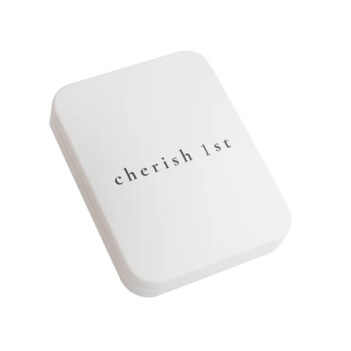 cherish1st　ロゴ Flat Tin Case