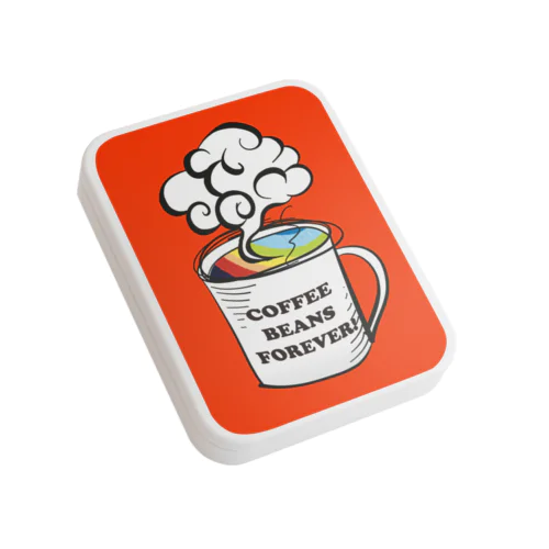 Coffee Beans Forever CAN Flat Tin Case