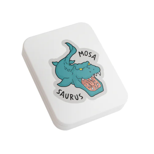 モササウルス Flat Tin Case