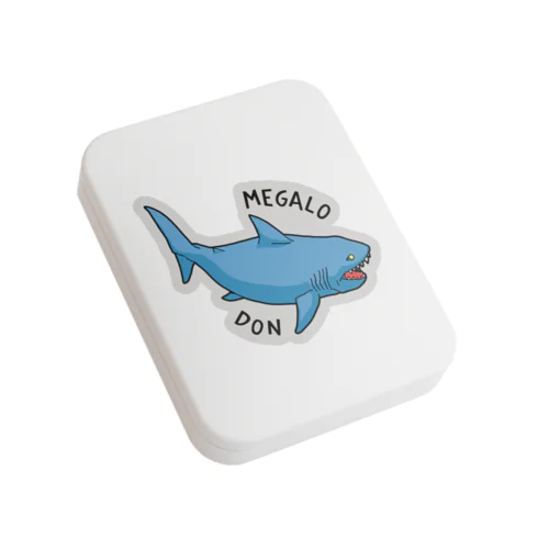 メガロドン Flat Tin Case