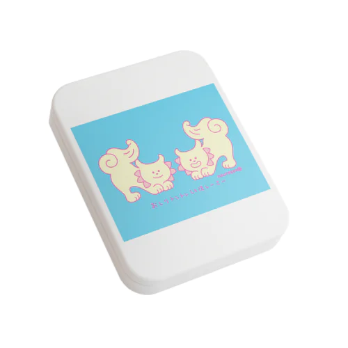 おしりトントンしてほシーサー　Neo Flat Tin Case
