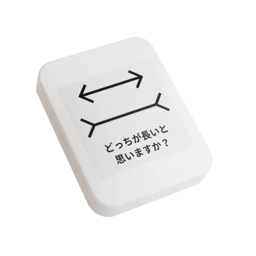 どっちが長いと思いますか？ Flat Tin Case