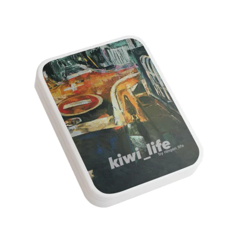 kiwi_life（夜道）/フラット缶ケース Flat Tin Case