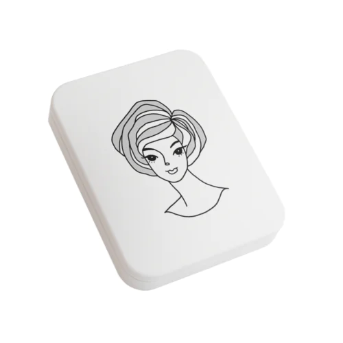 グレイヘアを楽しもう Flat Tin Case