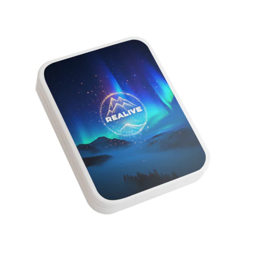 REALIVEロゴ-オーロラ 9-1-250202 Flat Tin Case