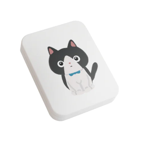 ネコのゴロくん Flat Tin Case