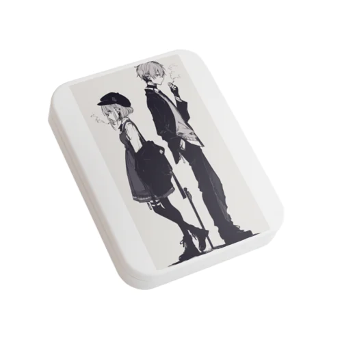 背中合わせ Flat Tin Case