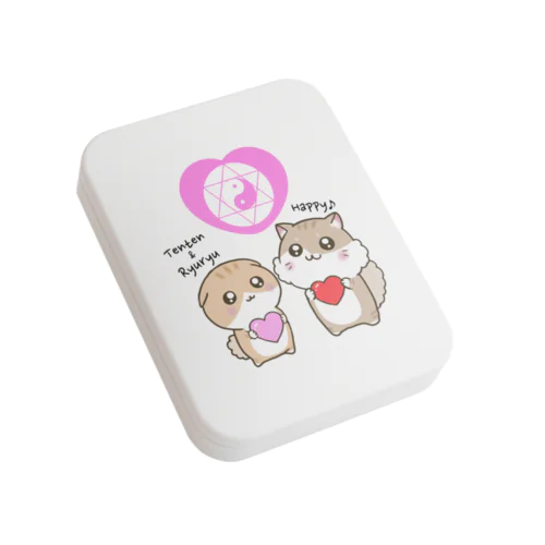 てんりゅりゅLOVEぱわぁマーク Flat Tin Case
