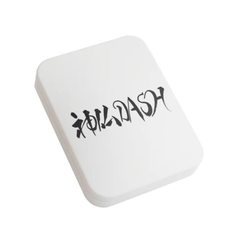 神仏DASH ロゴ Official Goods Flat Tin Case