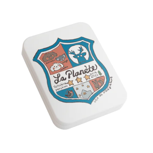 La-Planete紋章（手描きver） Flat Tin Case