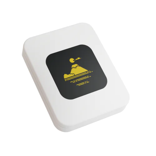 富士山のグッズ Flat Tin Case