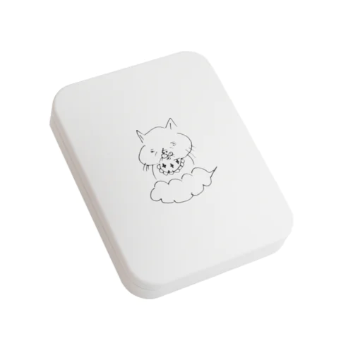 わしねこ　ばあちゃん Flat Tin Case