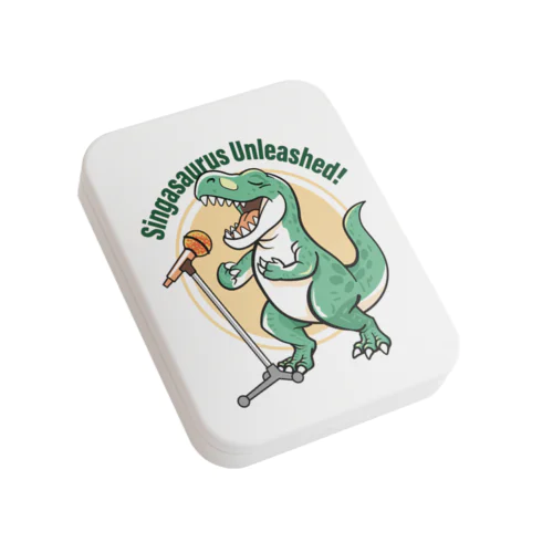 ティラノ・熱唱シンガザウルス Flat Tin Case