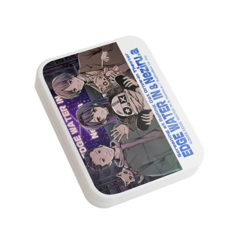 EDGE WATER IN & Neziru.a -metal container- Flat Tin Case